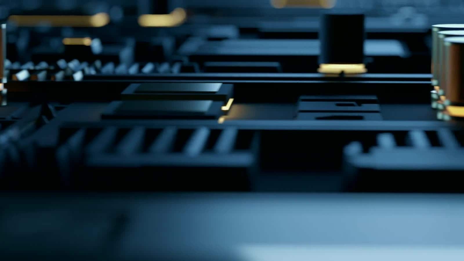 Close-up of computer hardware on a circuit board